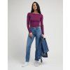 Triko Lee BOAT NECK TEE FOXY VIOLET