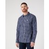 Košile Wrangler POCKET SHIRT TRU NAVY