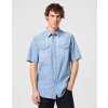 košile Wrangler WESTERN SHIRT LIGHT STONE