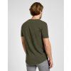 Tričko Lee SHAPED TEE OLIVE NIGHT