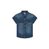 Košile Wrangler SHRUNKEN SHIRT CRAZY INDIGO