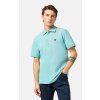 Tričko Wrangler REFINED POLO SHIRT TEAL