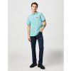 Tričko Wrangler REFINED POLO SHIRT TEAL