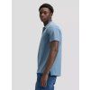 Tričko Lee GARMENT DYE POLO DUSTIER BLUE