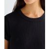 Tričko Wrangler CAPPED RIB SHIRT BLACK