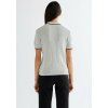 Tričko Wrangler QUARTER ZIP POLO GREY HEATHER