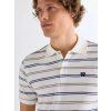 Tričko Wrangler STRIPE POLO SHIRT WORN WHITE
