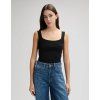 Tílko Lee KNITTED TANK BLACK