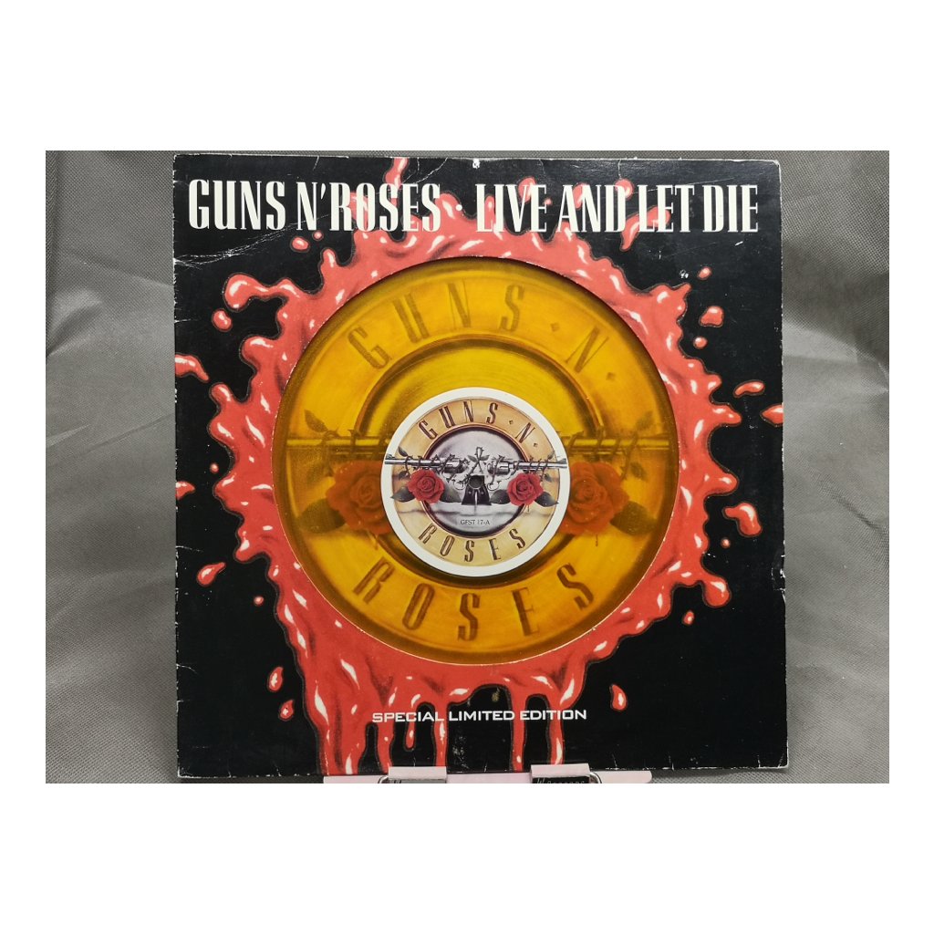 Guns N' Roses ‎– Live And Let Die 12" PD