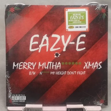 Eazy-E – Merry Mutha****** Xmas B/w N***** My Height Don't Fight 7" red translucent