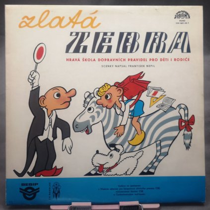 Spejbl & Hurvínek – Zlatá Zebra (Hravá Škola Dopravních Pravidel Pro Děti I Rodiče) 2LP