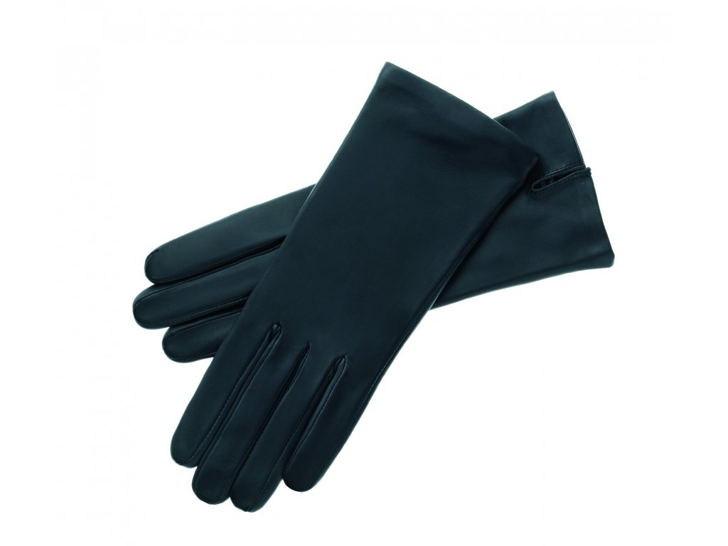 Tmavě modré rukavice Roeckl s tenkou podšívkou