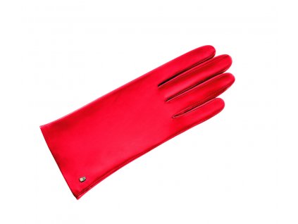 Klasické červené rukavice Roeckl s tenkou podšívkou