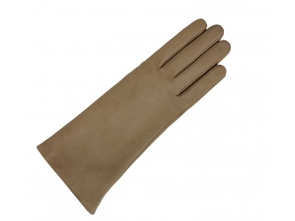 Béžové klasické rukavice Roeckl z hladké kůže