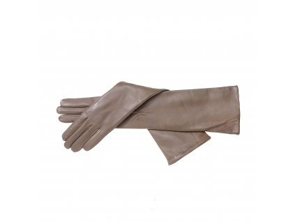 Dlouhé béžové rukavice Roeckl s teplou podšívkou