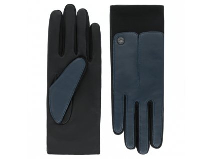 Ocelově modré rukavice Roeckl Touch Mobile
