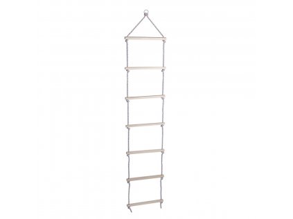 Dreveny provazovy zebrik