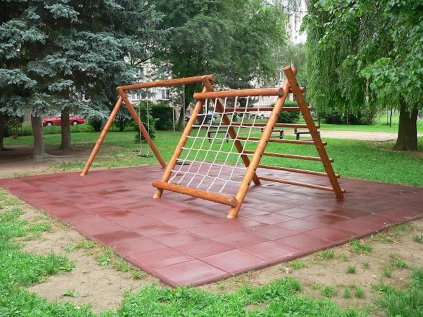 Dopadová plocha gumové dlaždice