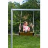 Wooden children swing