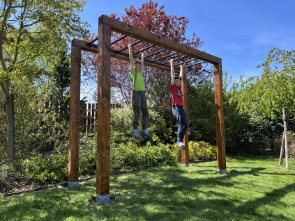 Holz Monkey Bar für den Garten
