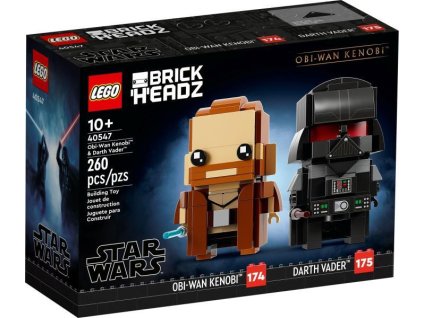 > LEGO® BrickHeadz - Star Wars™ - Obi-Wan Kenobi és Darth Vader (40547)