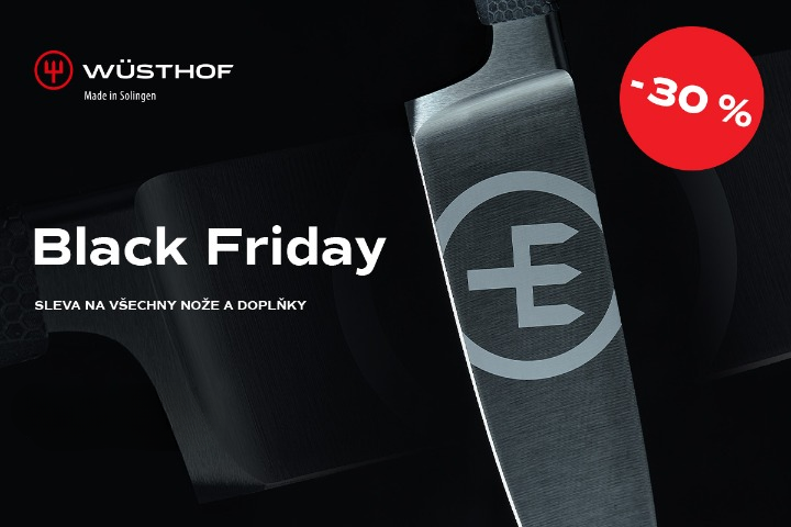 🖤 BLACK FRIDAY WÜSTHOF: Nože, bloky, prkénka i brousky se slevou až 30 %