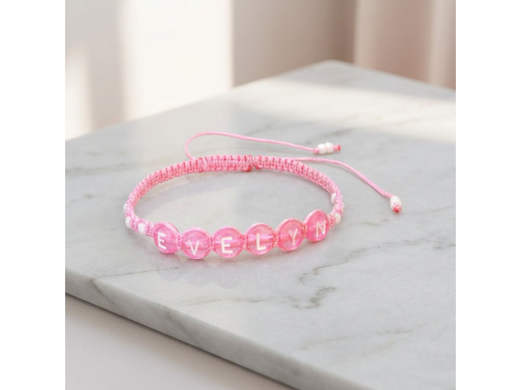 Macrame ružová lentilka produkt