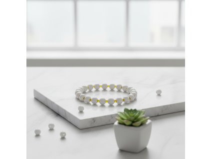 bílý obsidián žluté zžluté mezidíly 1