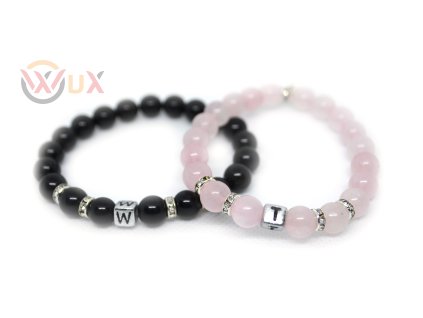 Noc a Růže s iniciály a rondelky