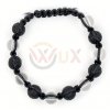 Shamballa Tioata matný křišťál a černá láva