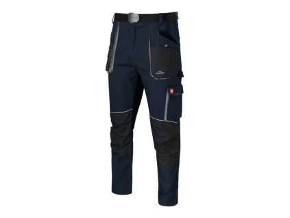 241106 classic stretch slim navy blue spodnie www