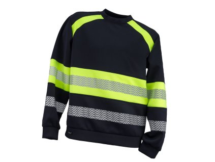 Mikina reflexná žltá