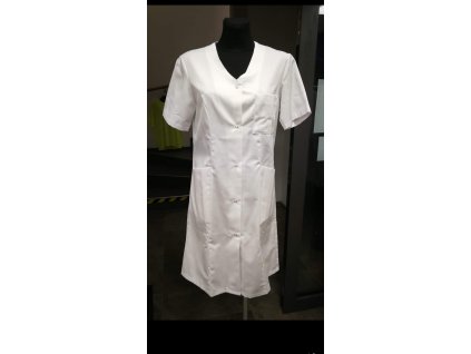 Zdravotnícke šaty biele