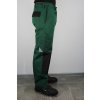 Pracovné nohavice do pása WORK zeleno čierne