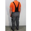 Pracovné nohavice na traky PROFI sivé