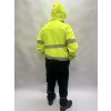 Softshellová bunda reflexná žltá s kapucňou