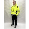 Softshellová bunda reflexná žltá s kapucňou