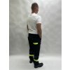 Softshellové pracovné nohavice čierne s reflexným prvkom