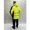 Zateplená pracovná reflexná bunda žltá