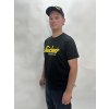Snickers tričko pánske čierne