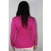 Tričko ružové dámske dlhý rukáv