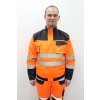 Reflexná bunda oranžová