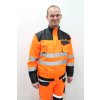 Reflexná bunda oranžová
