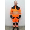 Reflexná bunda oranžová