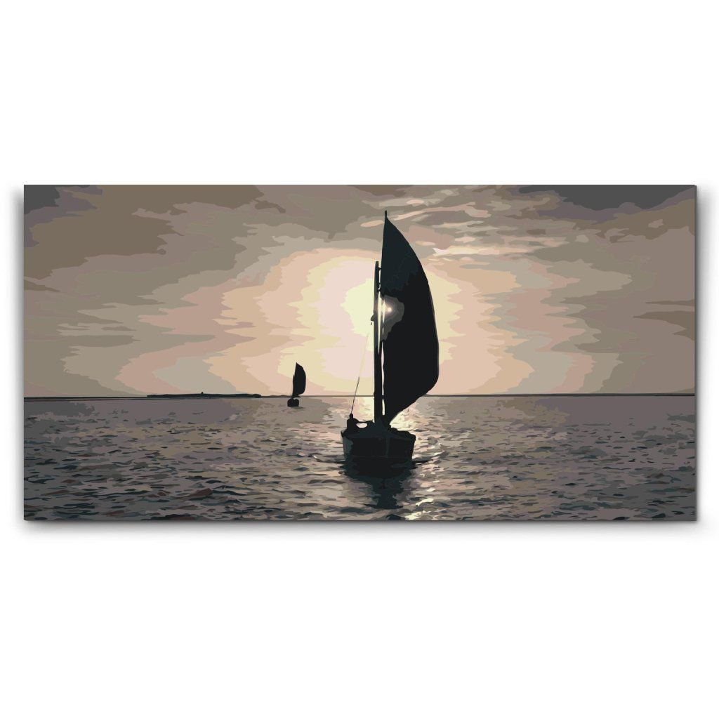 Malowanie_po_numerach_Zaglowka_i_zachod_slonca_M2