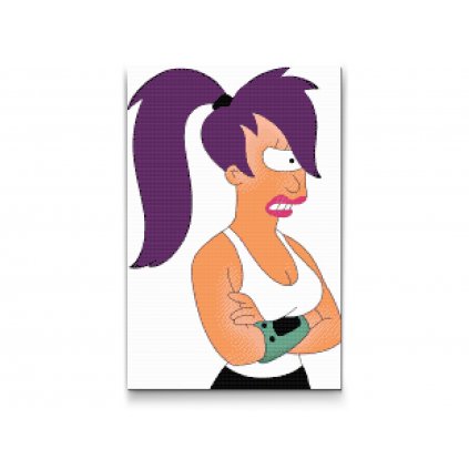 Malowanie diamentowe - Futurama Leela