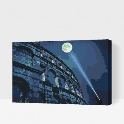 Malowanie po numerach - Nocne Koloseum
