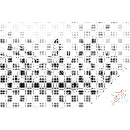Kropkowanie - Katedra Duomo di Milano 2