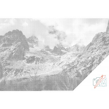 Kropkowanie - Mont Blanc