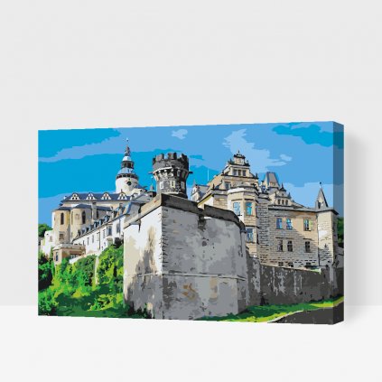 Malowanie po numerach - Zamek i zamek Frýdlant